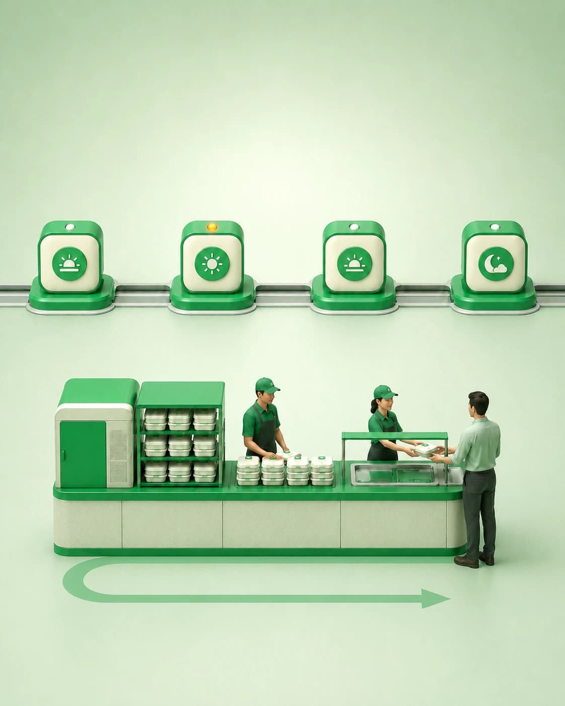 Reliable meals illustration