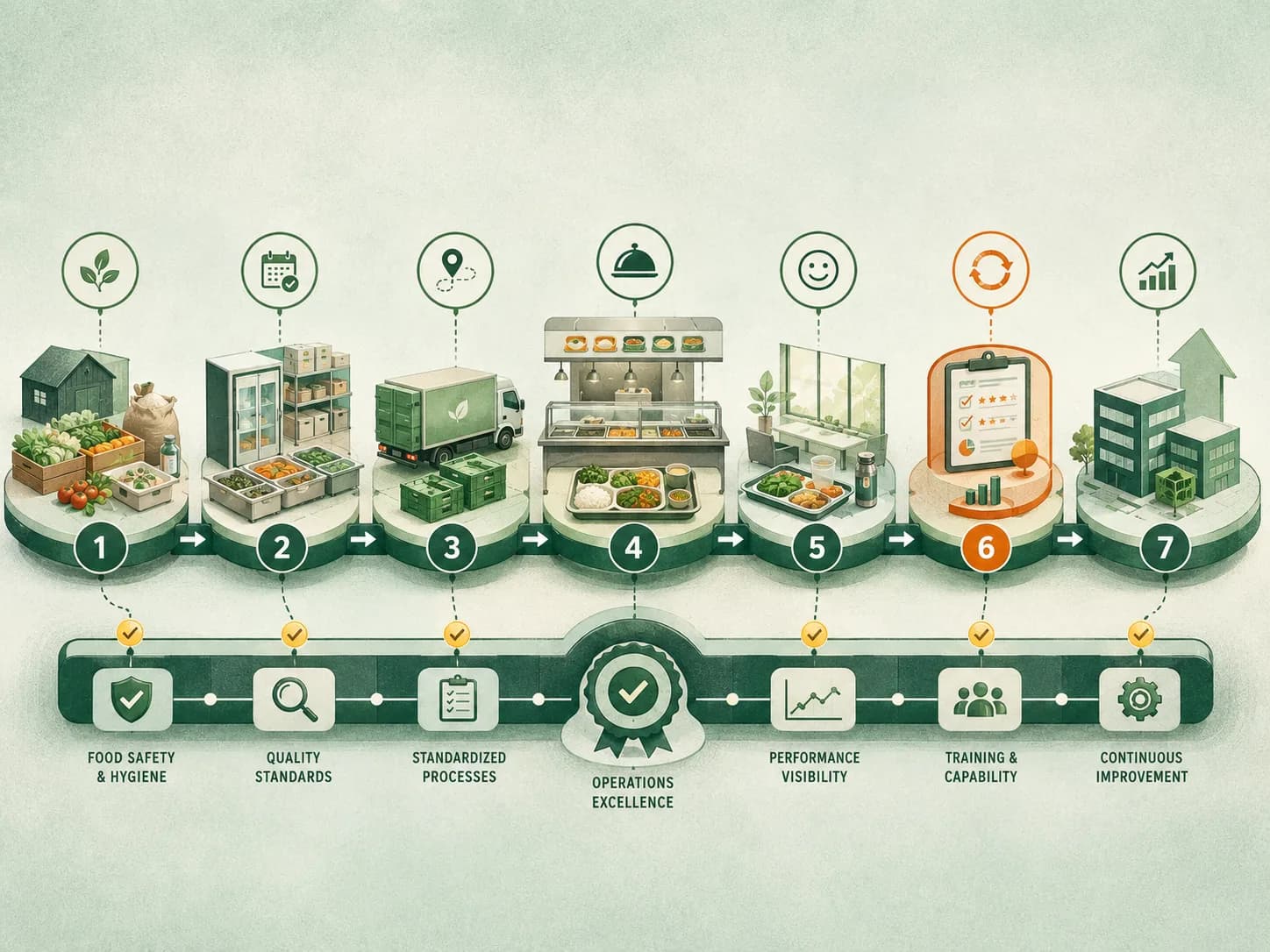 Integrated value proposition and eight-stage value chain