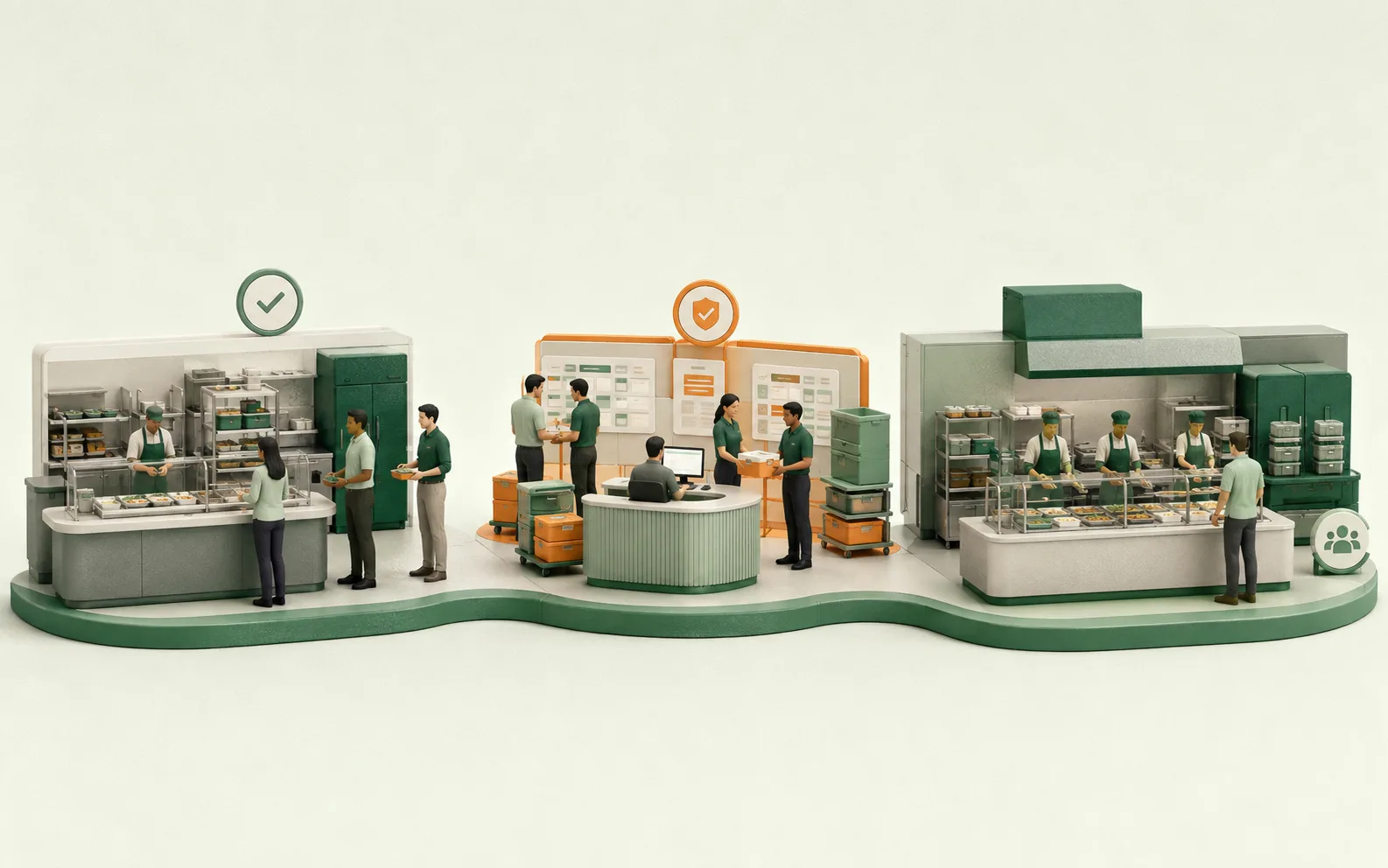 Food-Service Transitions illustration