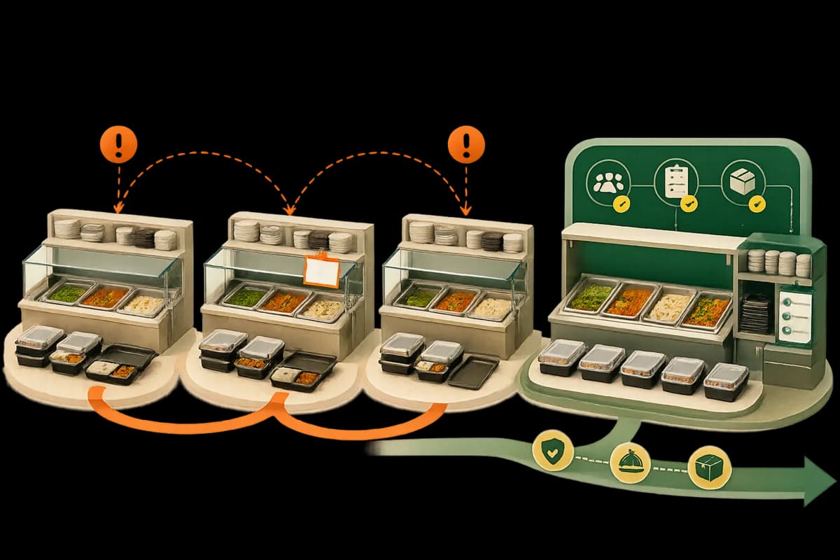 Underperforming food operations illustration