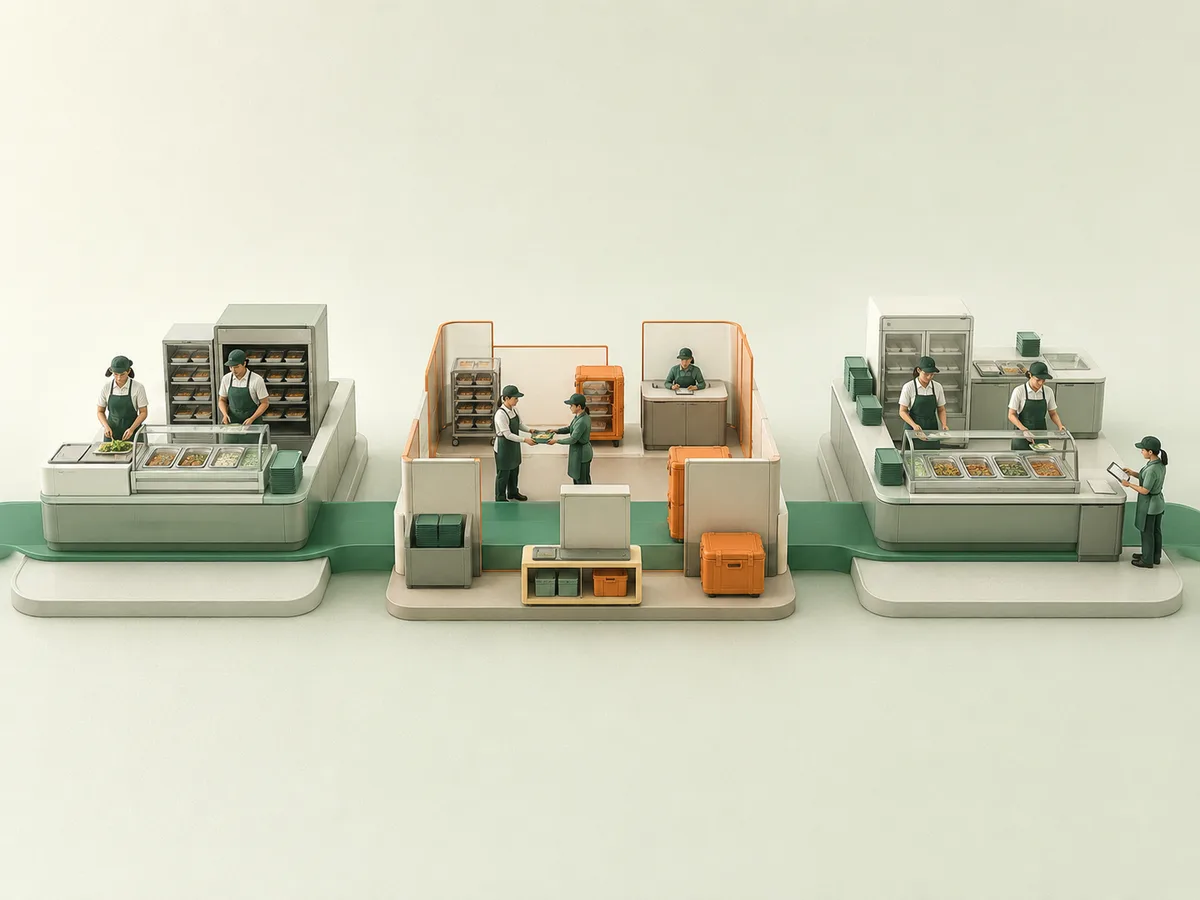 Food-service transitions illustration