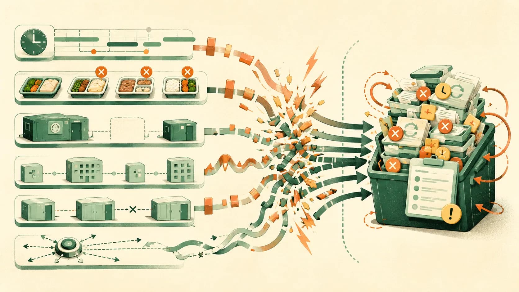 Shared enterprise operating friction framework